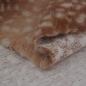 Preview: Fellimitat Rehkitz Fur Tierdruck braun beige